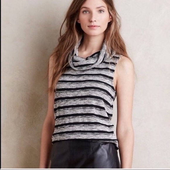 Anthropologie Dolan Left Coast Cowl Neck Striped Charente Tank Size XS - Picture 1 of 7